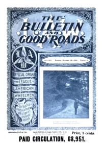 The Bulletin And Good Roads, Vol 24, No 18 cover