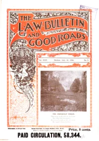 The Bulletin And Good Roads, Vol 24, No 2 cover