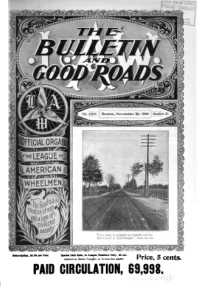 The Bulletin And Good Roads, Vol 24, No 21 cover