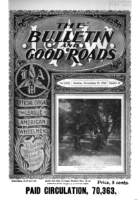 The Bulletin And Good Roads, Vol 24, No 22 cover