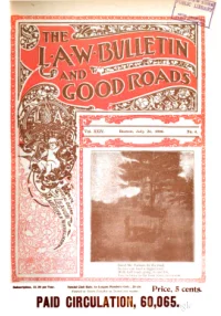The Bulletin And Good Roads, Vol 24, No 4 cover