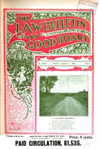 The Bulletin And Good Roads, Vol 24, No 6 cover