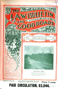 The Bulletin And Good Roads, Vol 24, No 9 cover