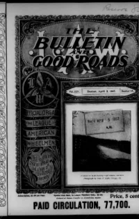 L. A. W. Bulletin and Good Roads, Vol 25, No 14 cover