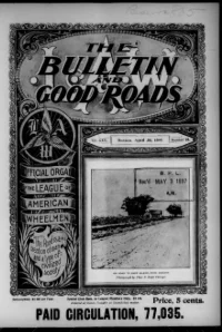 L. A. W. Bulletin and Good Roads, Vol 25, No 18 cover
