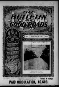 L. A. W. Bulletin and Good Roads, Vol 25, No 22 cover