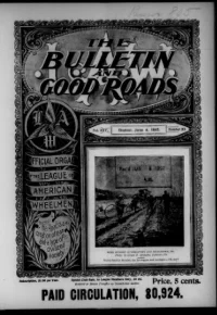 L. A. W. Bulletin and Good Roads, Vol 25, No 23 cover