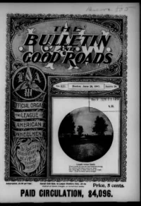 L. A. W. Bulletin and Good Roads, Vol 25, No 26 cover