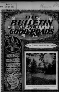 L. A. W. Bulletin and Good Roads, Vol 25, No 4 cover