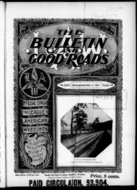 L. A. W. Bulletin and Good Roads, Vol 26, No 10 cover