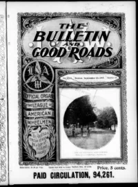 L. A. W. Bulletin and Good Roads, Vol 26, No 11 cover
