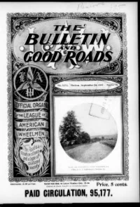 L. A. W. Bulletin and Good Roads, Vol 26, No 13 cover