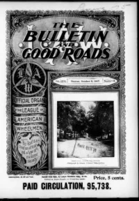 L. A. W. Bulletin and Good Roads, Vol 26, No 15 cover
