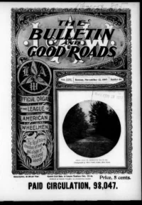 L. A. W. Bulletin and Good Roads, Vol 26, No 20 cover