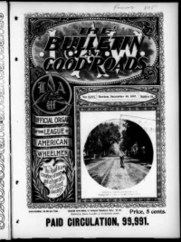 L. A. W. Bulletin and Good Roads, Vol 26, No 24 cover