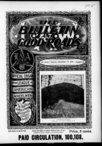 L. A. W. Bulletin and Good Roads, Vol 26, No 25 cover