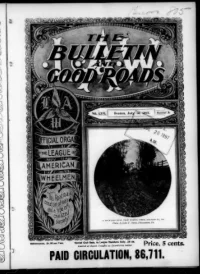 L. A. W. Bulletin and Good Roads, Vol 26, No 3 cover