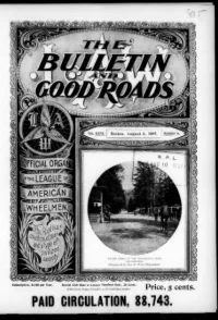 L. A. W. Bulletin and Good Roads, Vol 26, No 6 cover