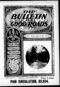 L. A. W. Bulletin and Good Roads, Vol 26, No 7 cover