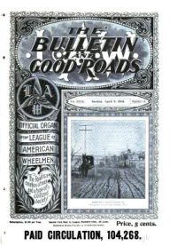 The Bulletin And Good Roads, Vol 27, No 14 cover