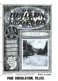 The Bulletin And Good Roads, Vol 27, No 16 cover