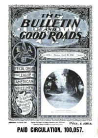 The Bulletin And Good Roads, Vol 27, No 17 cover