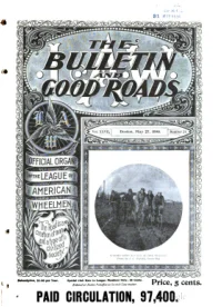 The Bulletin And Good Roads, Vol 27, No 21 cover