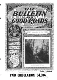 The Bulletin And Good Roads, Vol 27, No 25 cover