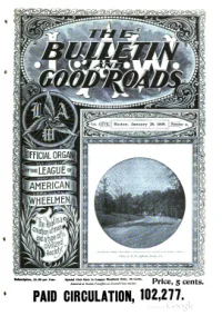 The Bulletin And Good Roads, Vol 27, No 4 cover