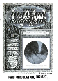The Bulletin And Good Roads, Vol 27, No 6 cover