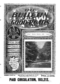 The Bulletin And Good Roads, Vol 27, No 9 cover