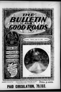 L. A. W. Bulletin and Good Roads, Vol 28, No 13 cover
