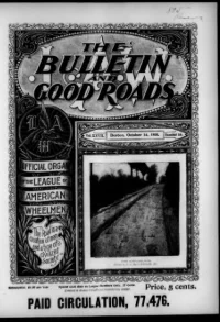 L. A. W. Bulletin and Good Roads, Vol 28, No 16 cover