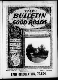 L. A. W. Bulletin and Good Roads, Vol 28, No 19 cover