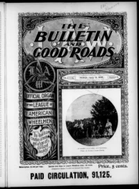 L. A. W. Bulletin and Good Roads, Vol 28, No 2 cover