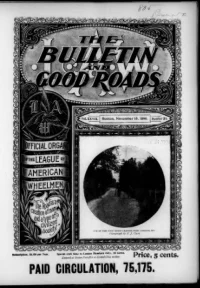 L. A. W. Bulletin and Good Roads, Vol 28, No 21 cover