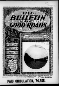L. A. W. Bulletin and Good Roads, Vol 28, No 23 cover