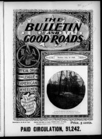L. A. W. Bulletin and Good Roads, Vol 28, No 3 cover