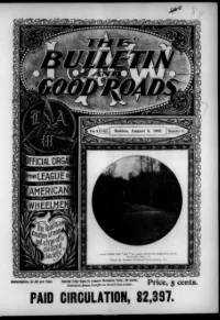 L. A. W. Bulletin and Good Roads, Vol 28, No 6 cover