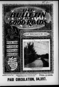 L. A. W. Bulletin and Good Roads, Vol 28, No 9 cover