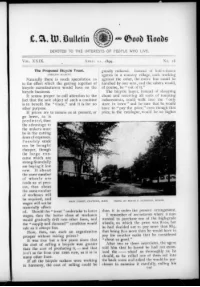 L. A. W. Bulletin and Good Roads, Vol 29, No 16 cover