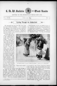 L. A. W. Bulletin and Good Roads, Vol 29, No 17 cover