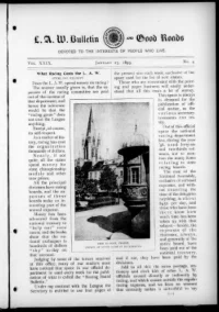 L. A. W. Bulletin and Good Roads, Vol 29, No 4 cover