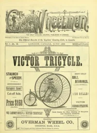 The Canadian Wheelman, Vol 1, No 10 cover