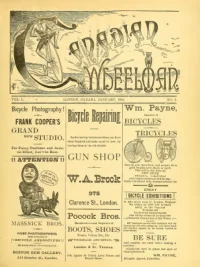 The Canadian Wheelman, Vol 1, No 5 cover