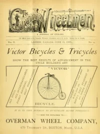 The Canadian Wheelman, Vol 2, No 10 cover