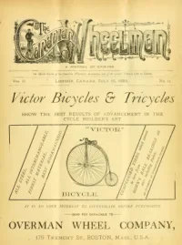 The Canadian Wheelman, Vol 2, No 12 cover