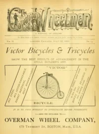 The Canadian Wheelman, Vol 2, No 13 cover