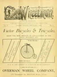 The Canadian Wheelman, Vol 2, No 15 cover