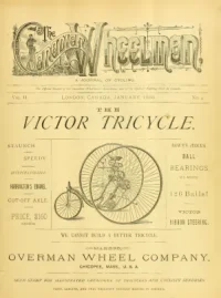 The Canadian Wheelman, Vol 2, No 4 cover